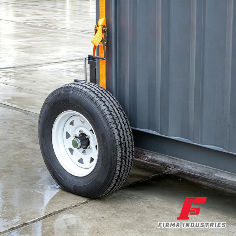 Shipping Container Wheels / Lifting Jack Combo