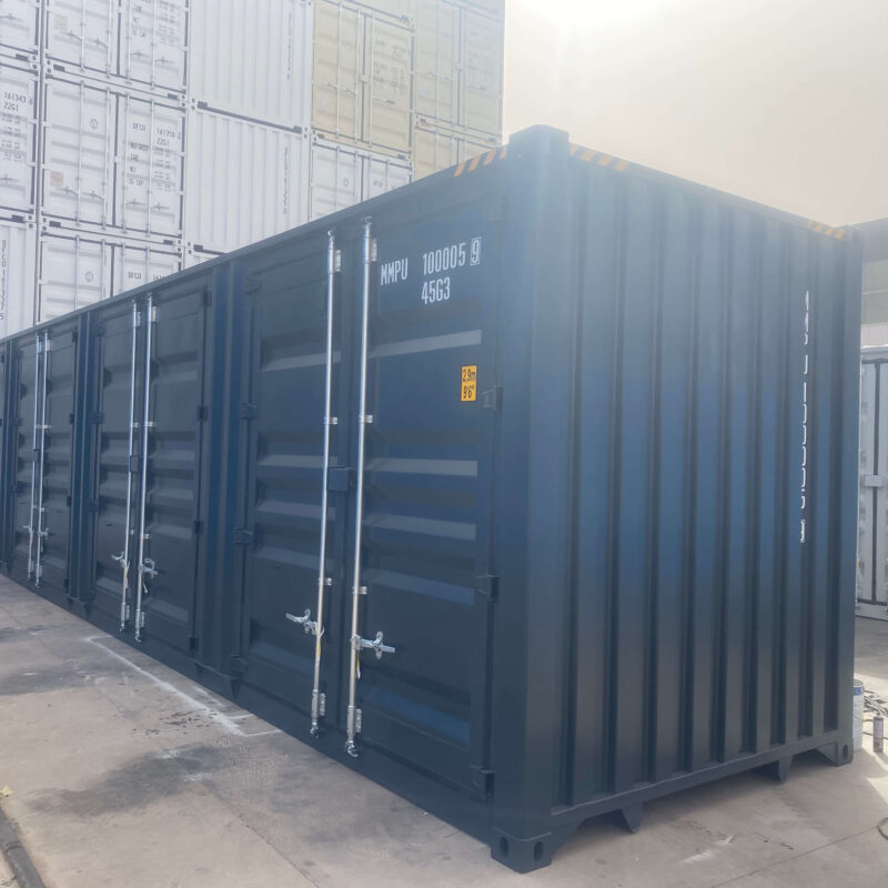 40ft Side Opening Shipping Container - 4 Door
