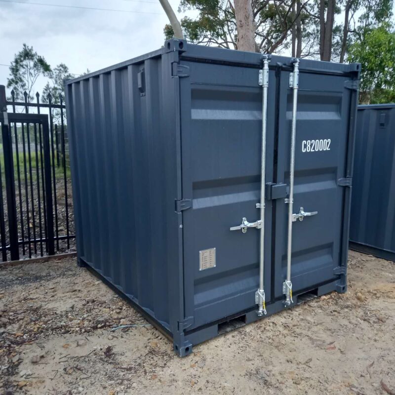 8ft Mini Container with Door + Window